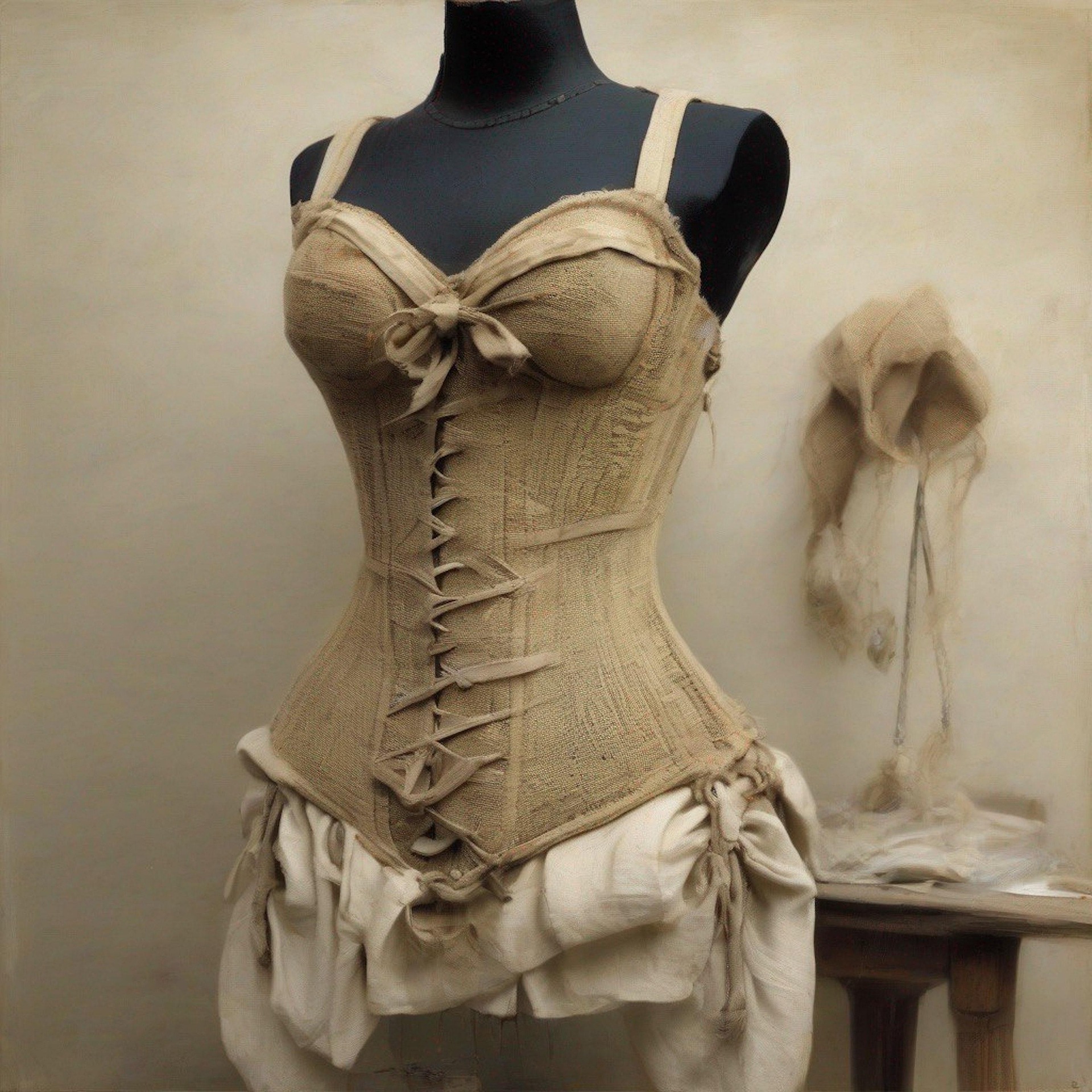 Custom dressmaking — hand-crafted corset gown